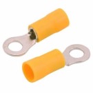 Terminal Isolamento Olhal Amarelo  6,0 mm Furo 4mm